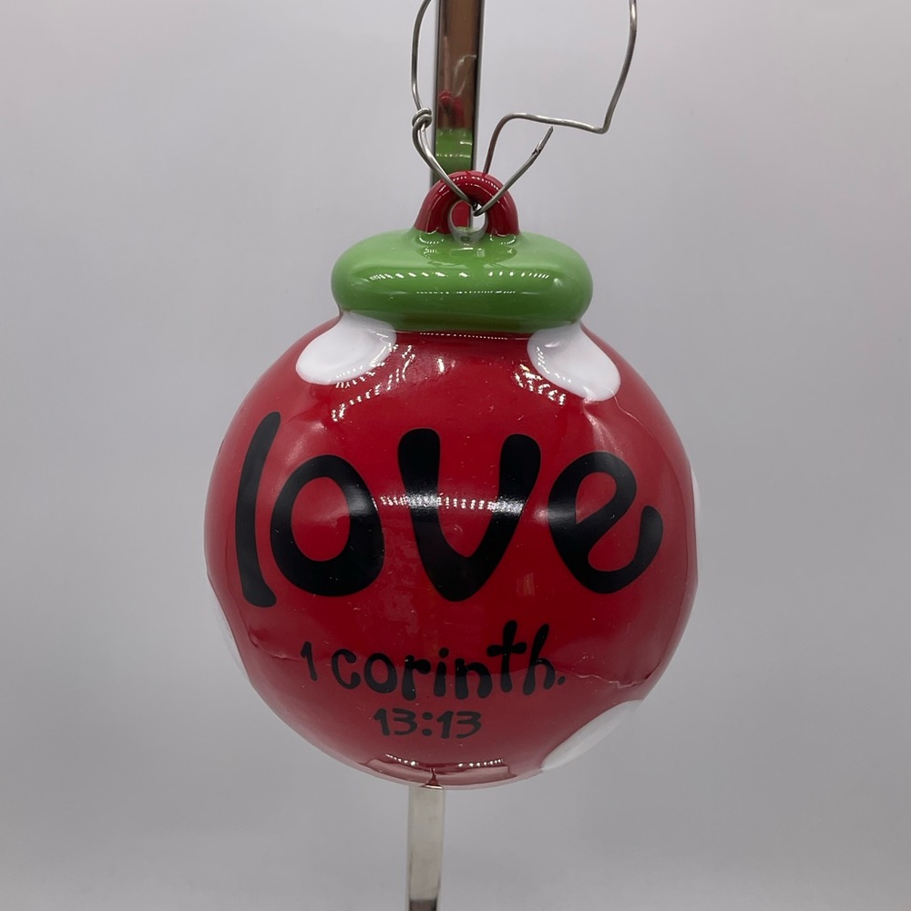 LOVE‎ POLKA DOT ORNAMENT